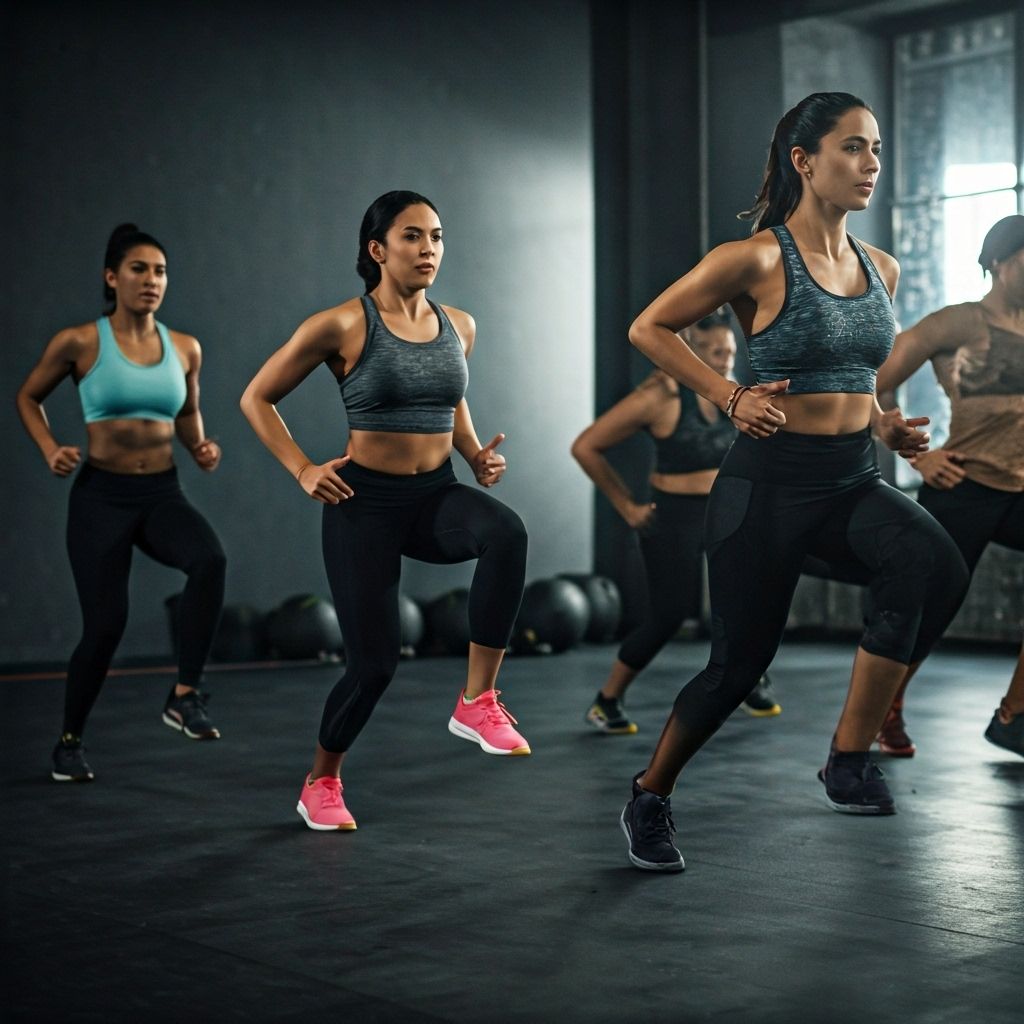 HIIT training session