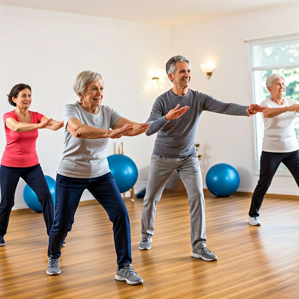 Senior balance training